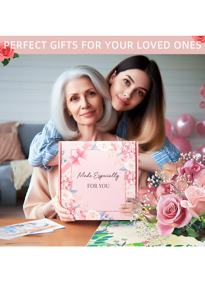 Gift Basket for Women - Birthday Gift Box, Get Well Soon Gift Set Contains 14 Inspirational Gifts, Relaxing Spa Treatment Package for Women, Bestie Friendship, Female Friend Gift