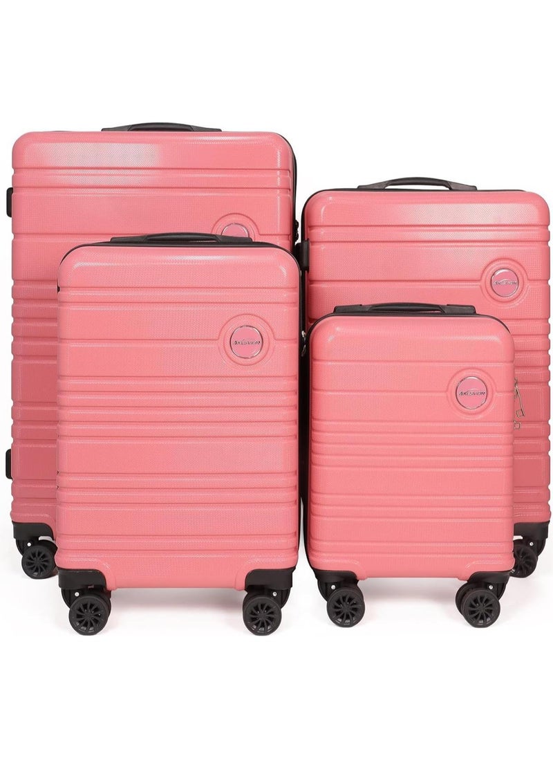 Luggage 4 Piece set Large Travel Luggage Hard Shell Suitcase Sets, TSA Locks luggage Sets with Spinner Wheels 16