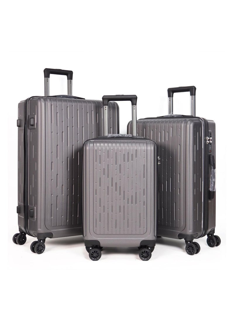 3-Piece Luggage Set – Hard Shell with TSA Locks & 360° Spinner Wheels for Ultimate Travel Security (20