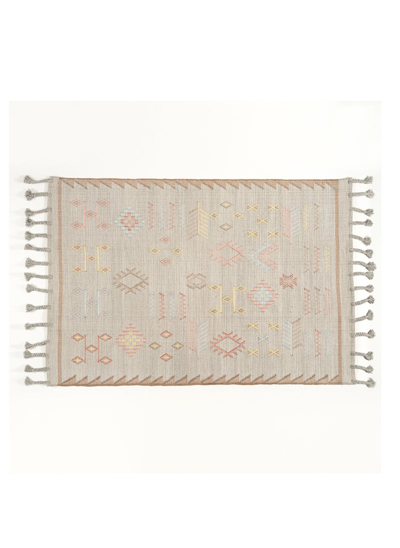 JAIPUR COTTON RUG 80X150 CM GRAY