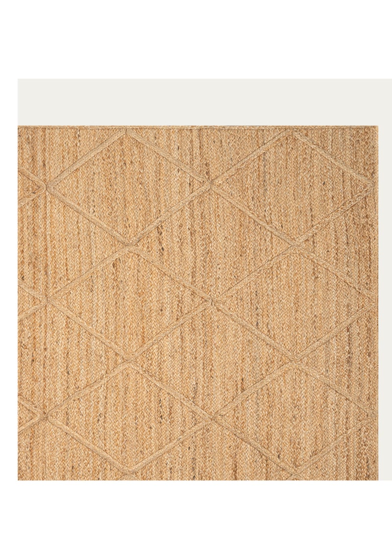 JAIPUR 100% JUTE RUG 80X150 CM BEIGE