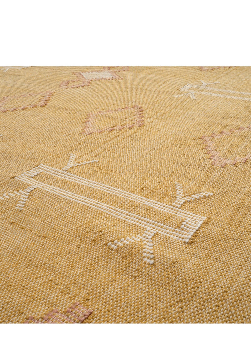 JAIPUR COTTON RUG 80X150 CM YELLOW