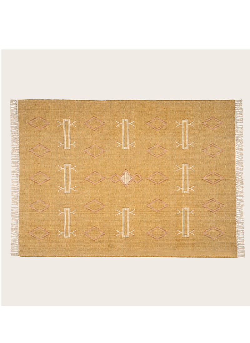 JAIPUR COTTON RUG 80X150 CM YELLOW