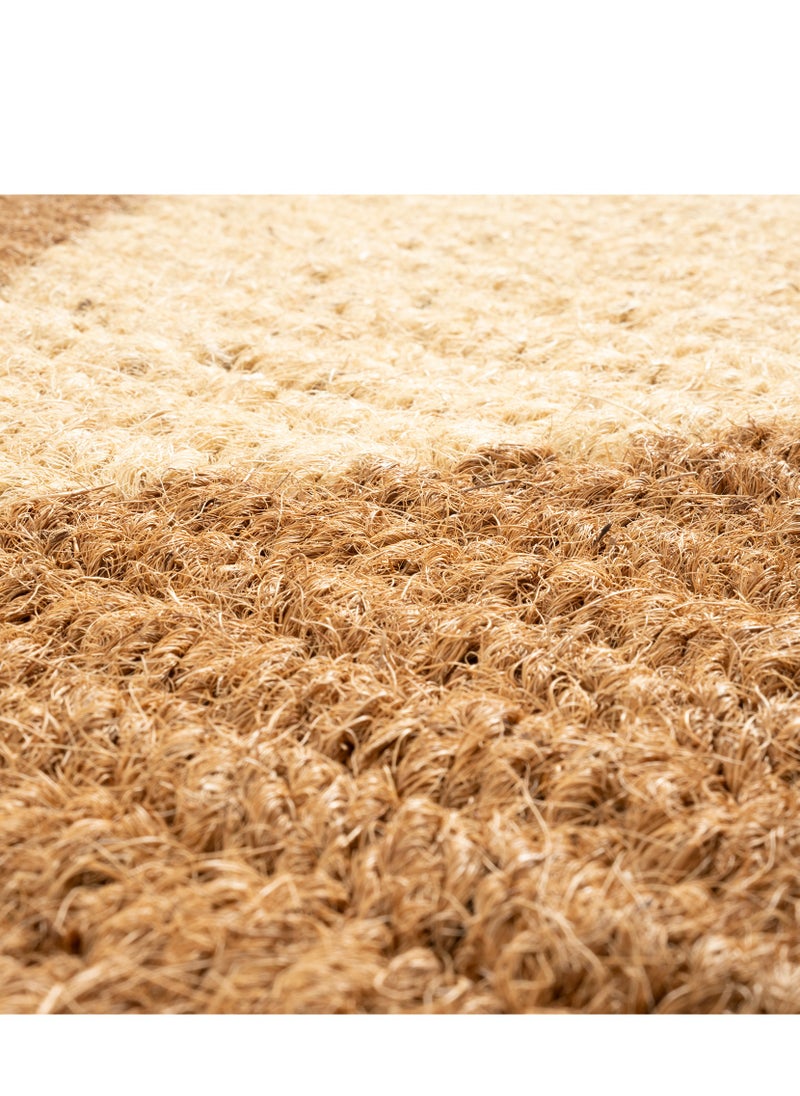 KERALA 100% COCONUT FIBER DOOR MAT 45X75 CM BEIGE