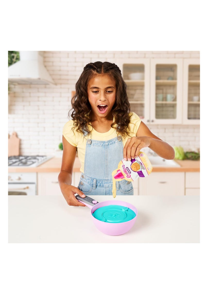 Cookeez Makery Pancake Treatz Play Set, Interactive Plush Friend Flips Out! Styles May Vary