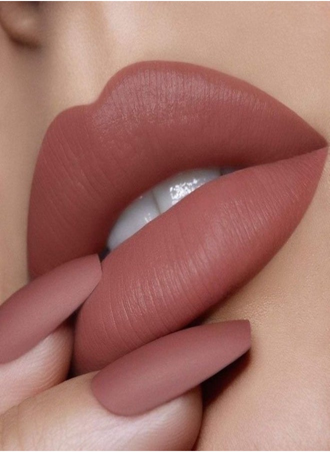 Milani Amore Matte Lip Crème, Shade 38 Stunning, 6g - Long-Lasting, Full Coverage Matte Liquid Lipstick