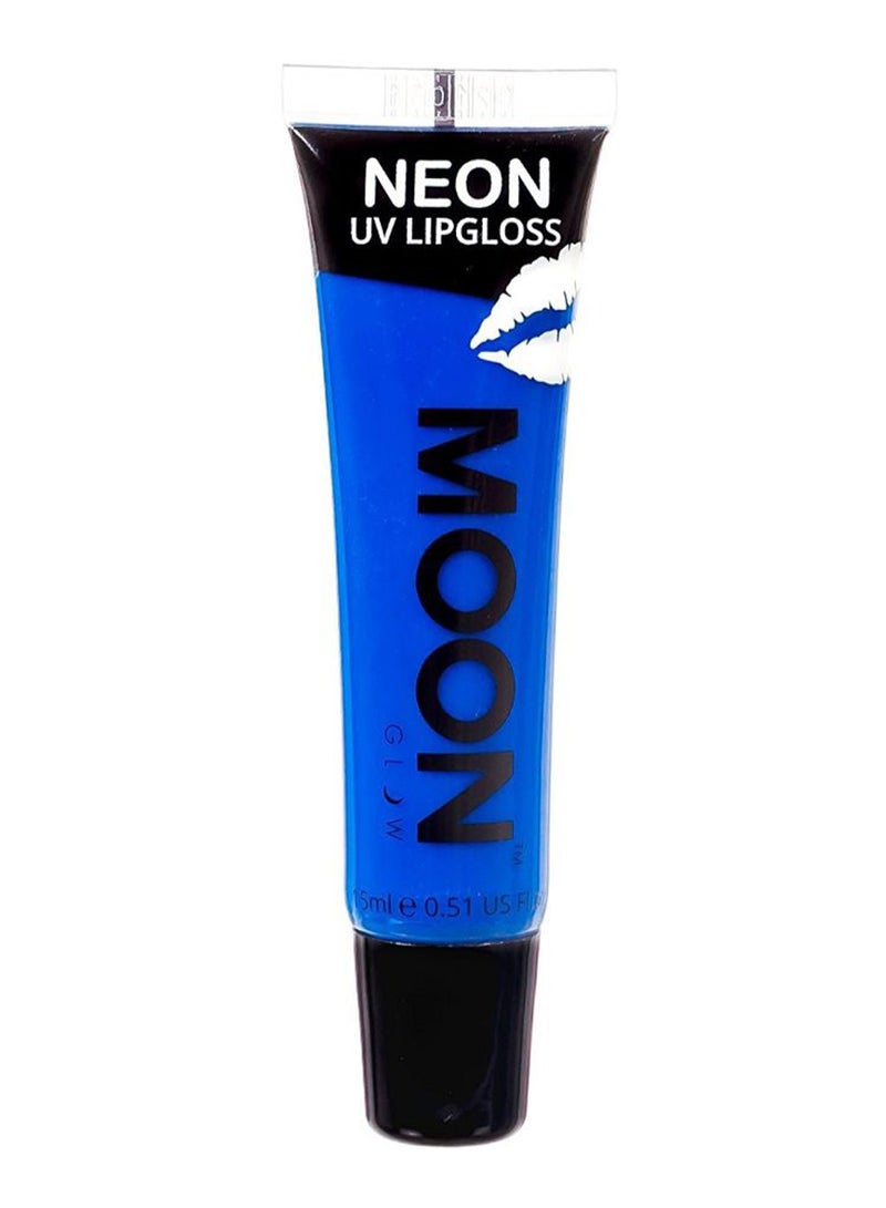 Blacklight Neon UV Lip Gloss Bubblegum Blue