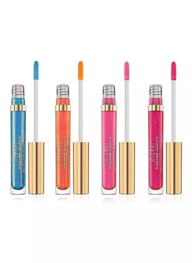 Milani Stellar Lights Holographic Lip Gloss #03 Luminous Peach – High-Shine, Multi-Dimensional Finish | Lightweight, Non-Sticky Formula | 6ml