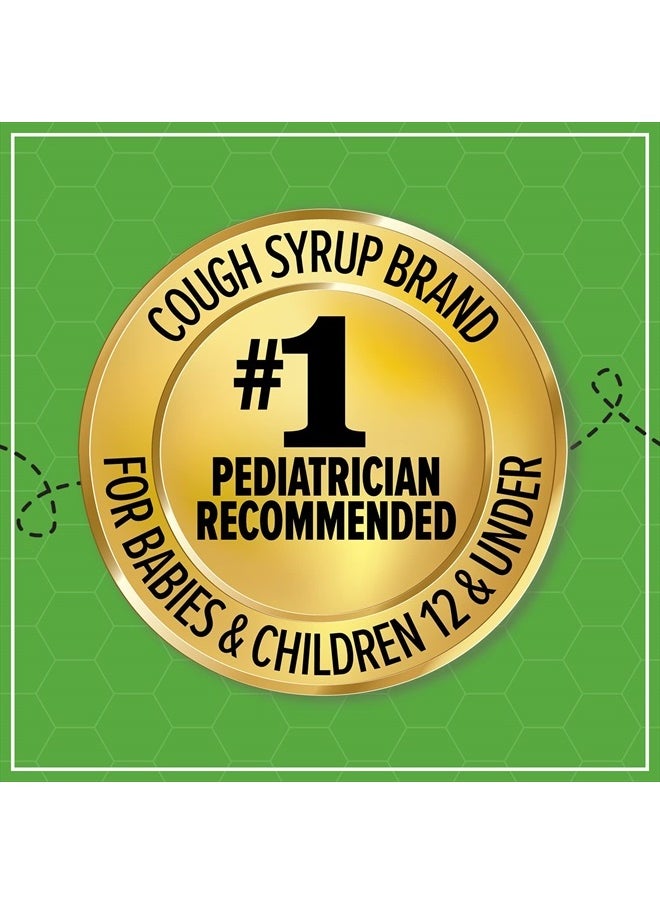 Kids Cough + Mucus Day/Night Value Pack for Children 2-6 with Dark Honey, Ivy Leaf, Zinc & Elderberry, 1 Pediatrician Recommended, Mixed Berry Flavor, 2x4FL Oz