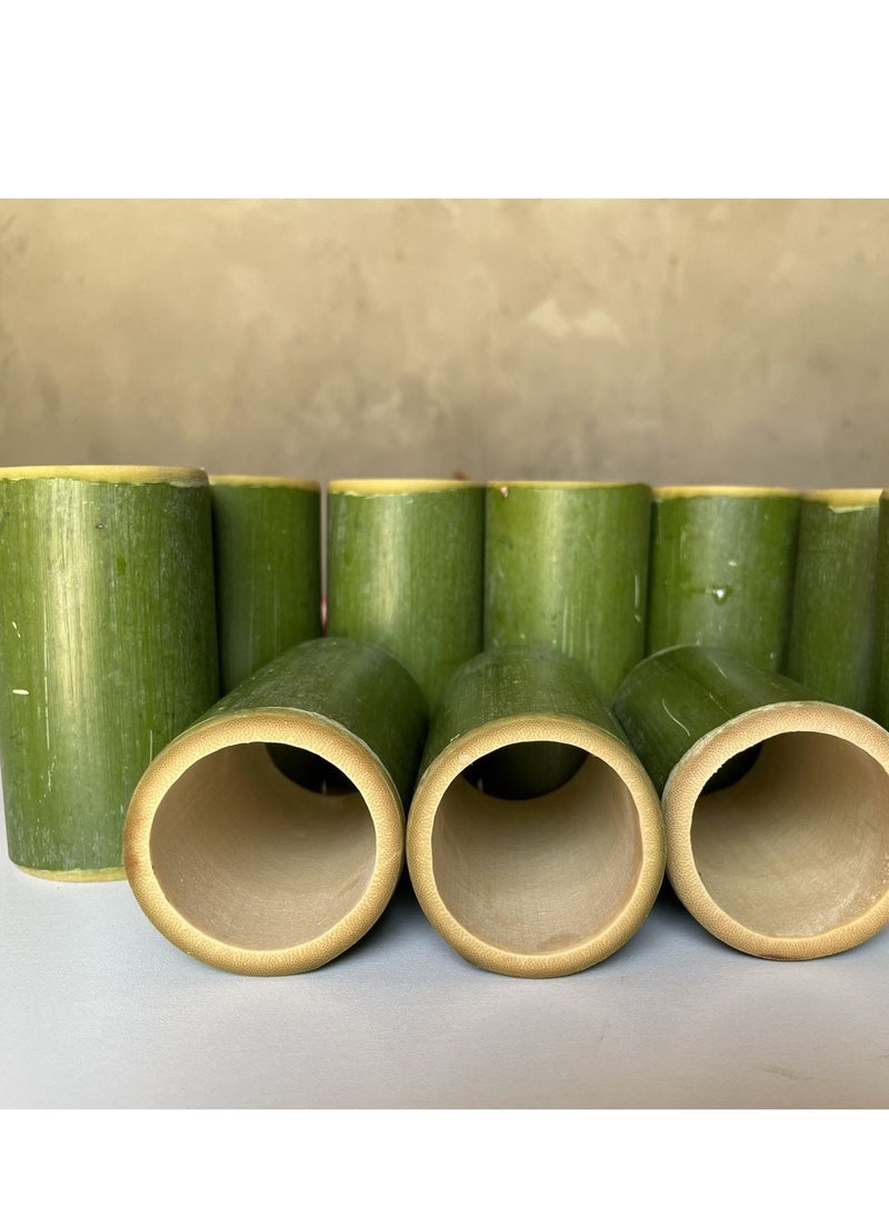 Bamboo tube cups