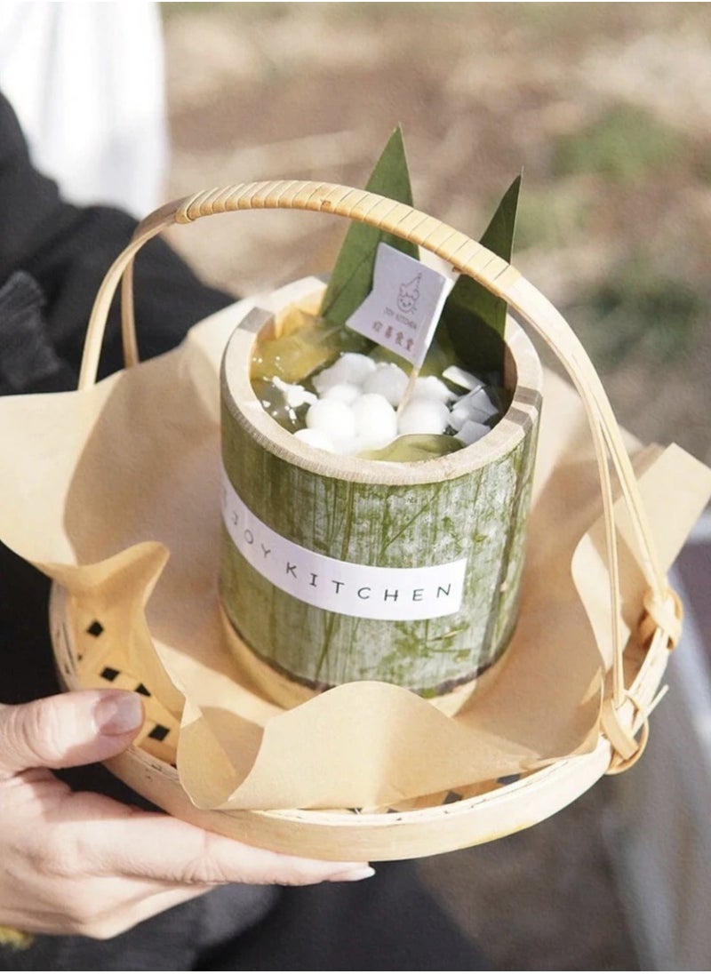 Bamboo tube cups