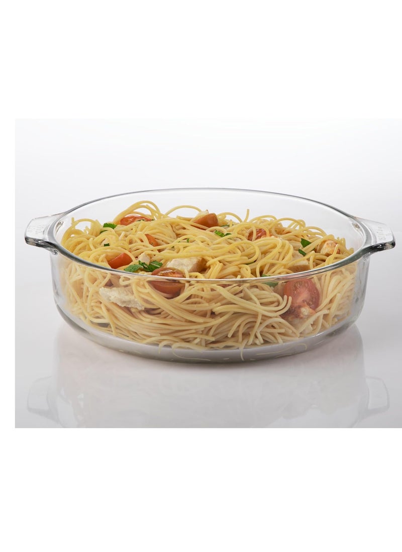 Libbey Baker's Basics Glass Casserole Dish with Cover, 3-quart