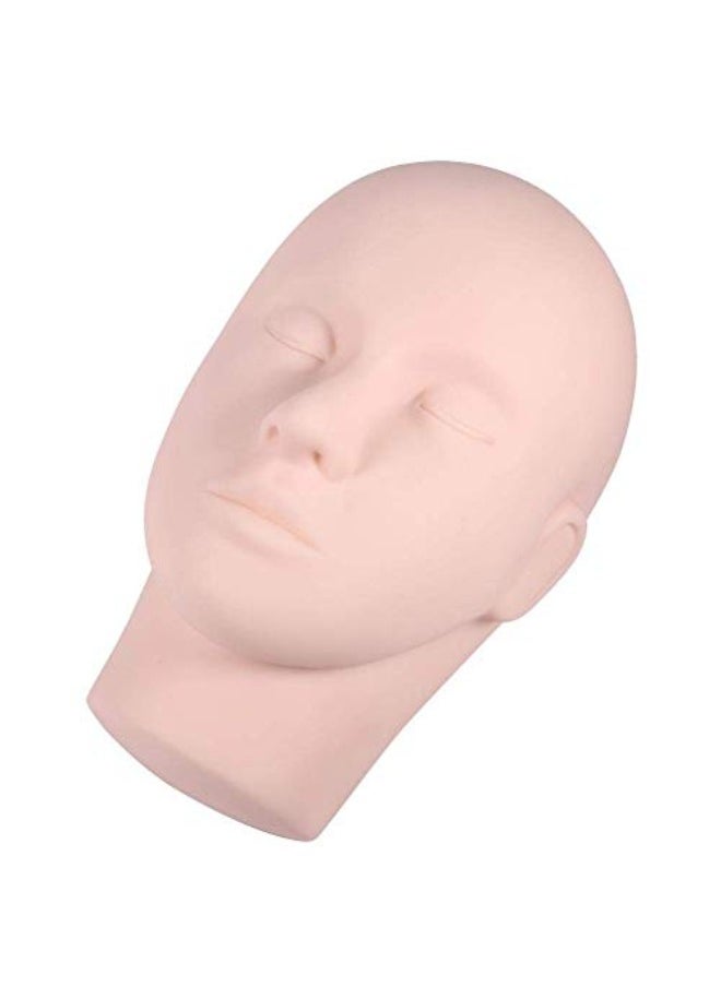 1PC Mannequin Head, Upgraded Make Up Eyelash Eye Lashes Extensions Practice Mannequin Head Doll Training Head Model for Making up, Making Wigs, Wigs,Glasses, with Table Clamp