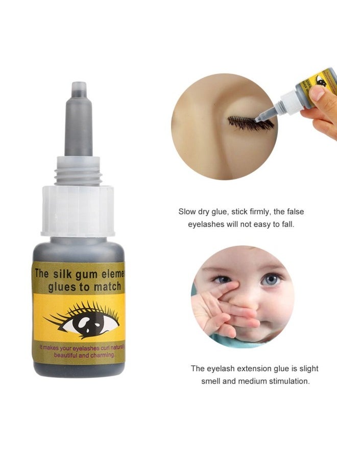 False Eyelashes Glue, Model Head Eyelash Extension Adhesive with Slight Smell
