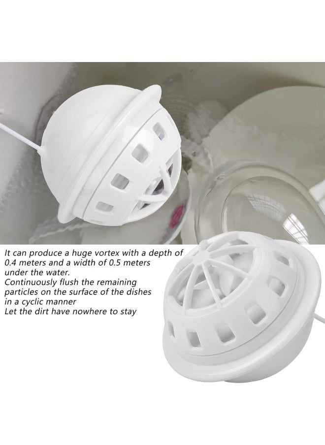 Dishwasher, Portable Dishwasher USB‑Powered with Suction Cup for Kitchen for Restaurant(white)