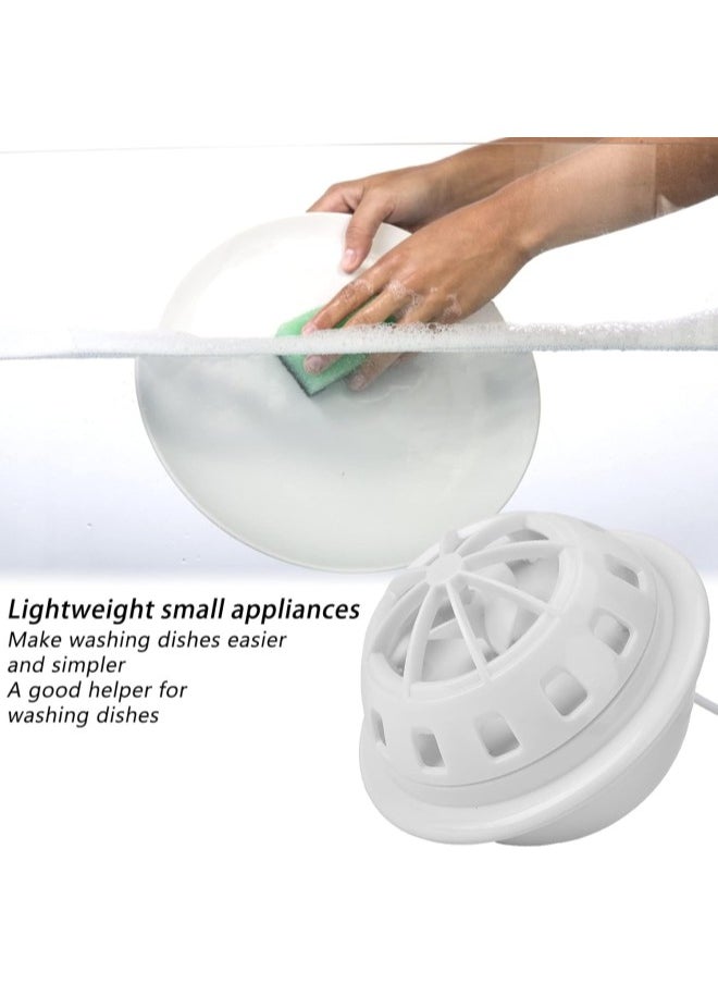 Dishwasher, Portable Dishwasher USB‑Powered with Suction Cup for Kitchen for Restaurant(white)