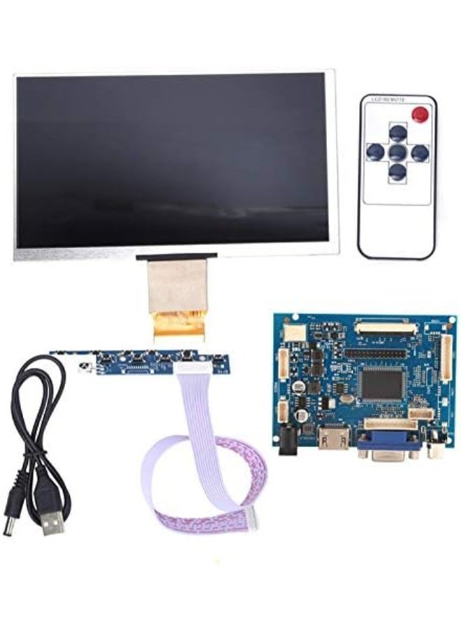 REALM-ARK LCD Displays,7 inch LCD Driver Board 1024 x 600 HDMI TFT Module LCD Display Module LCD Controller Board Kit Mini LCD Controller LCD Displays for Raspberry Pi 3/2