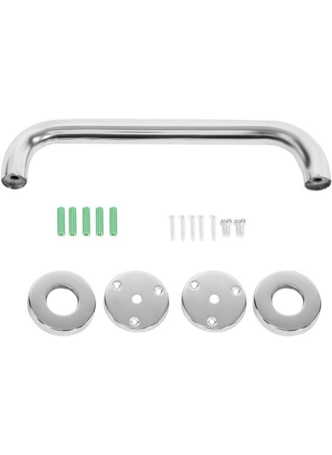 Bathroom Grab Bar, 12/24inch Anti Slip Thicken Stainless Steel Bathroom Bathtub Grab Towel Bar Safety Hand Rail for Bath Shower Toilet (12inch)