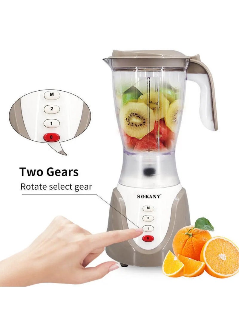 Sokany Blender & Grinder 1.5 Liters 600 Watts SK-158