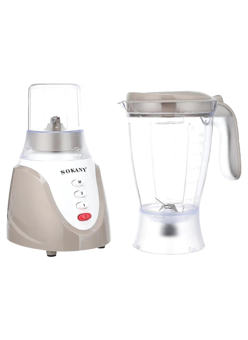 Sokany Blender & Grinder 1.5 Liters 600 Watts SK-158