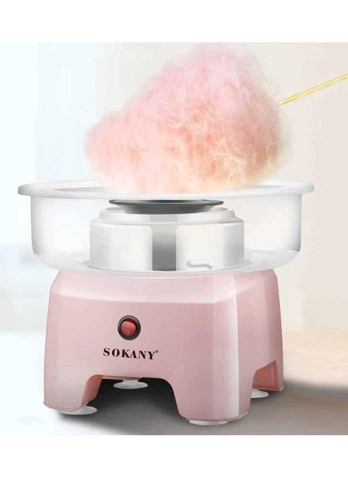 Sweet Cotton Candy Maker Machine for Kids, Household Automatic Electric Retro Cotton Candy Machine ,Suitable for Sugar or Candies