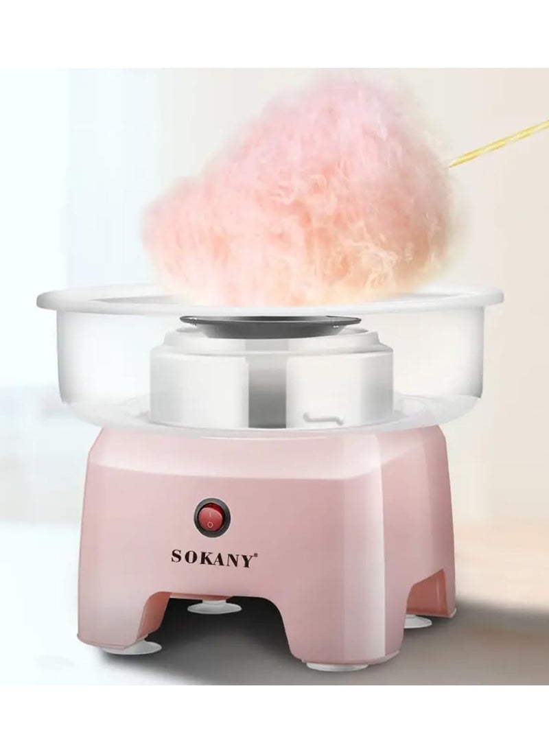 Cotton Candy Machine,Countertop Cotton Candy Maker for Kids,Mini Electric Cotton Candy Maker Floss Sugar with Cotton Candy Cones & Sugar Scoop