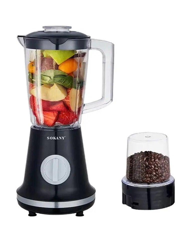 2-in-1 1.5L High Power Blender Mixer Electric Juicer Machine Smoothie Blender Food Processor Personal Juice Blender