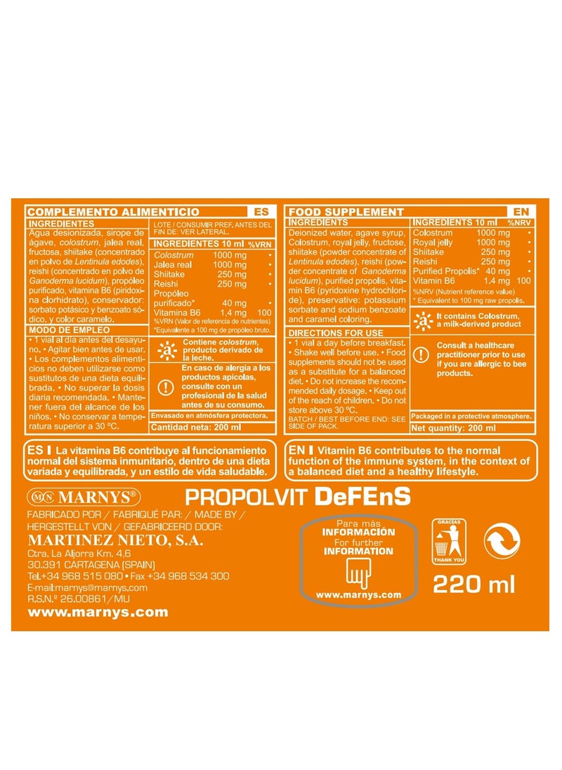 Marnys Propolvit Defens - 20 Vials