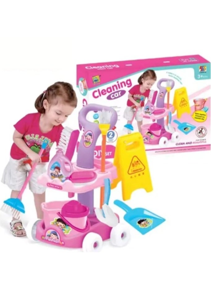 Cleaning Toy  Pretend Play Cleaner Set for Kids – DIY Toy Cleaning Kit for Girls & Boys, Develops Hand-Eye Coordination, Imaginative & Creative Skills, Ideal for Preschool Play, Ages 3+