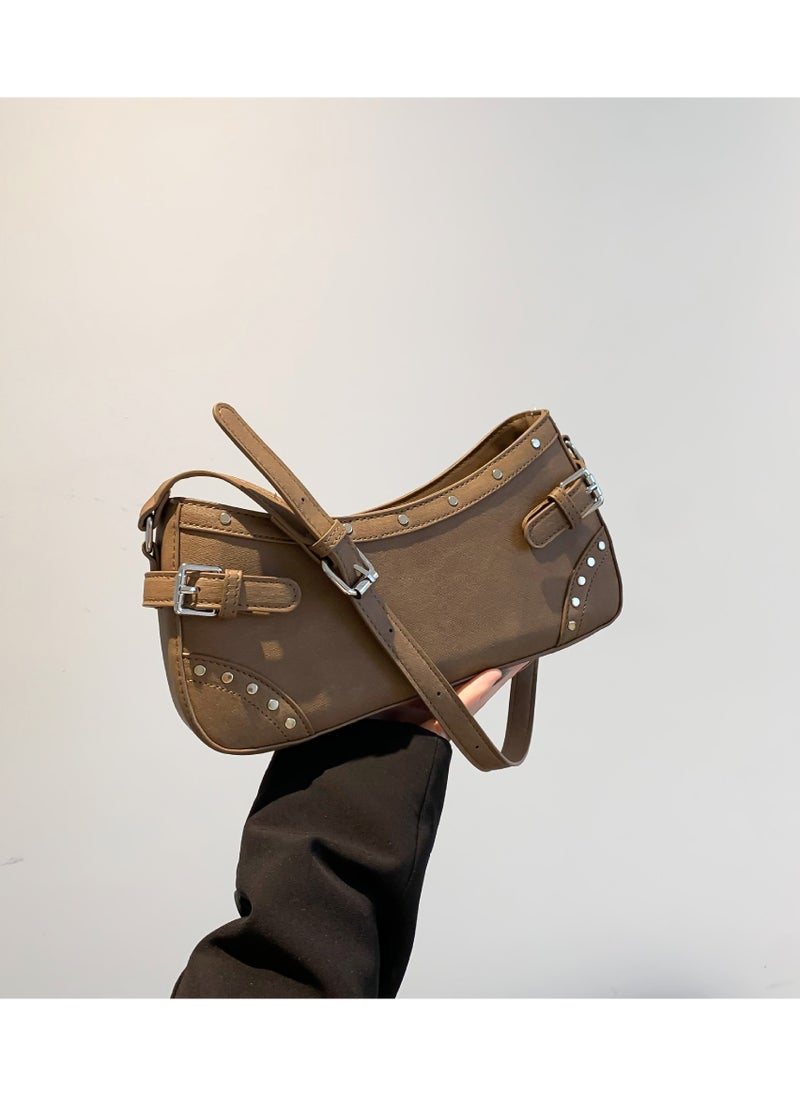 New Fashionable And Minimalist Hand-held Single-shoulder And Crossbody Bag