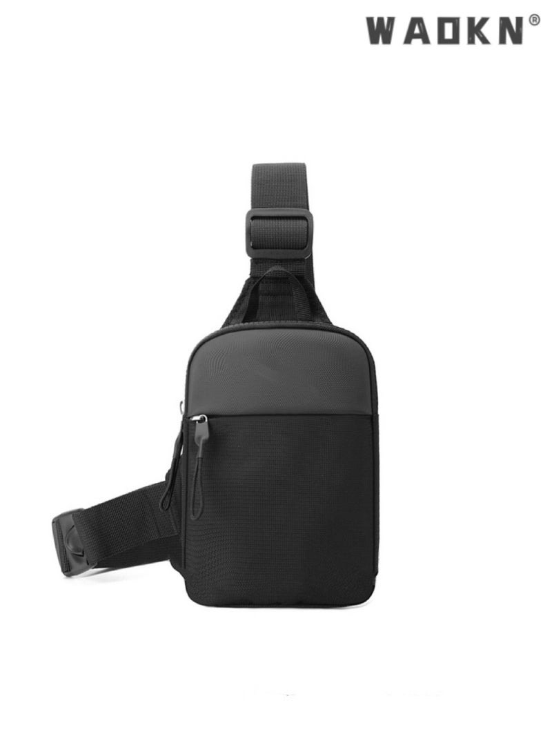 Fashionable Waterproof Mini Chest Bag Single Shoulder Crossbody Design for Outdoor Sports and Mobile Phone Storage
