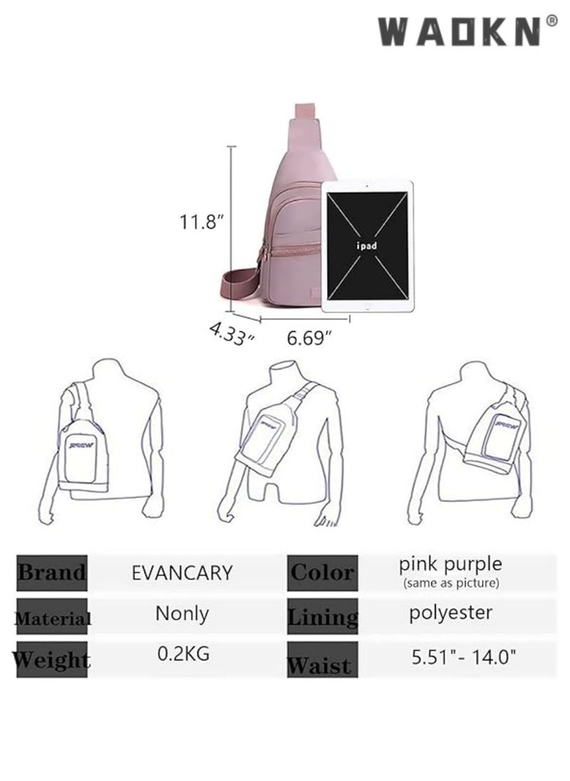 Small And Stylish Multifunctional Adjustable Shoulder Strap For Men and Women Multifunctional Crossbody Bag Chest Shoulder Bag Suitable For Hiking And Work Occasions
