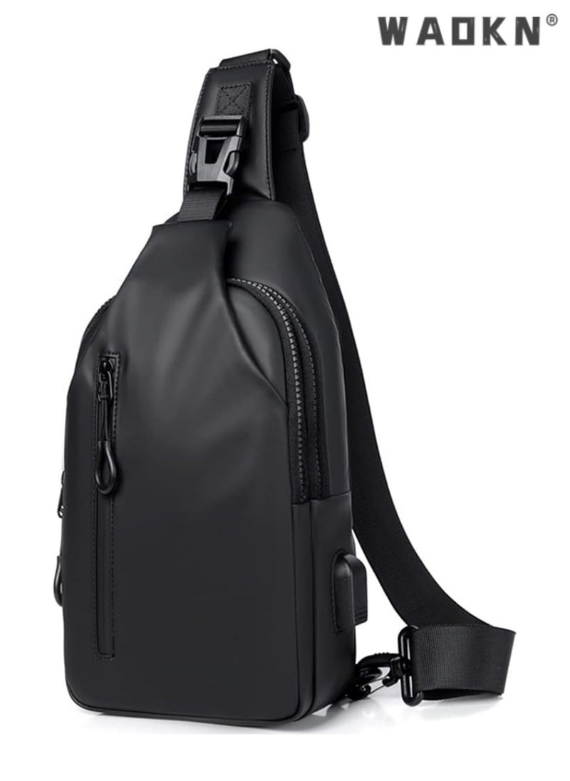 Multifunctional Portable Bag Crossbody Body Chest Sling Shoulder Bag Small Backpack for Men Women Casual Backpack Bag Lightweight Waterproof Bag for Travel Hiking