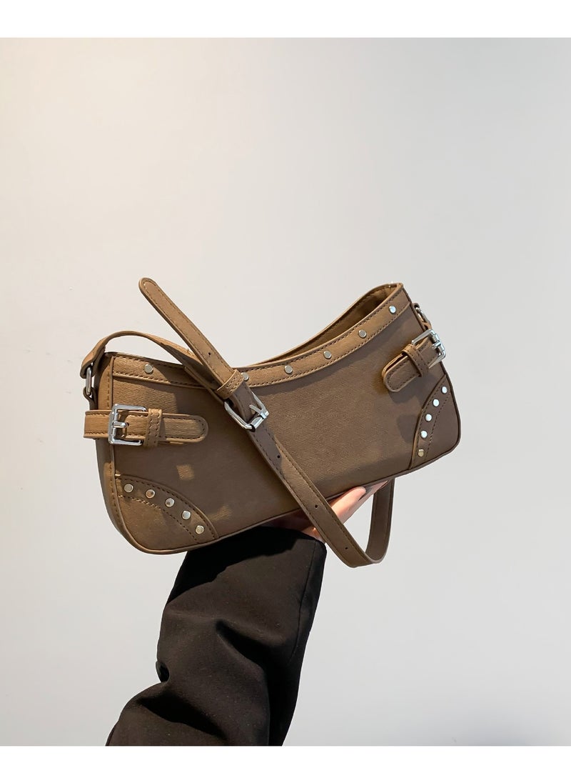 New Fashionable And Minimalist Hand-held Single-shoulder And Crossbody Bag