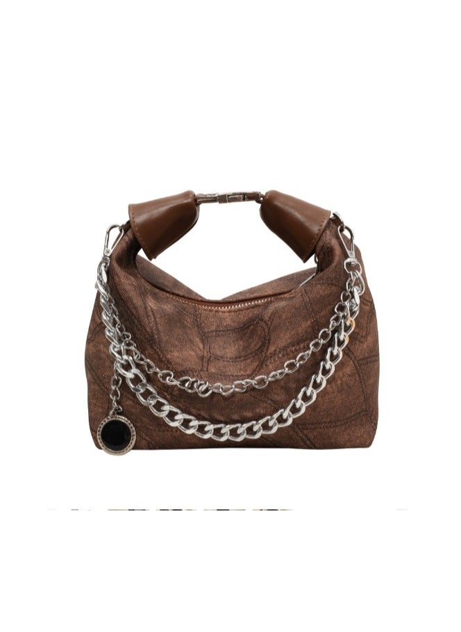 Chain versatile bucket bag