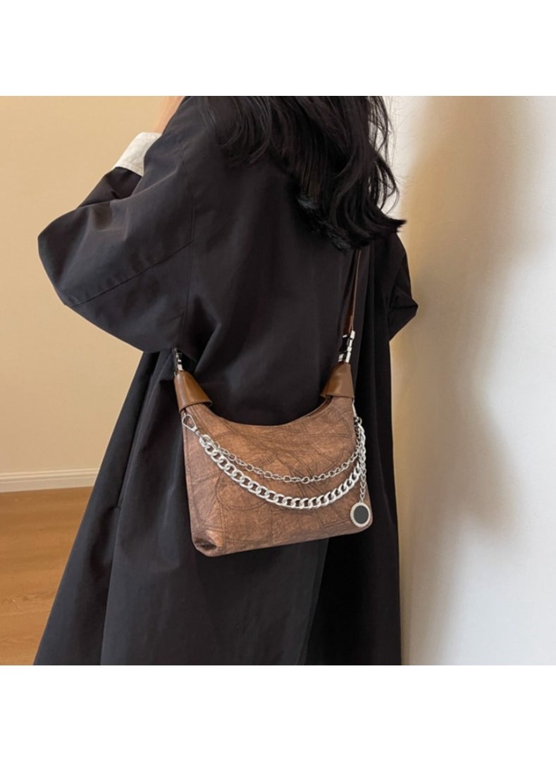 Chain versatile bucket bag