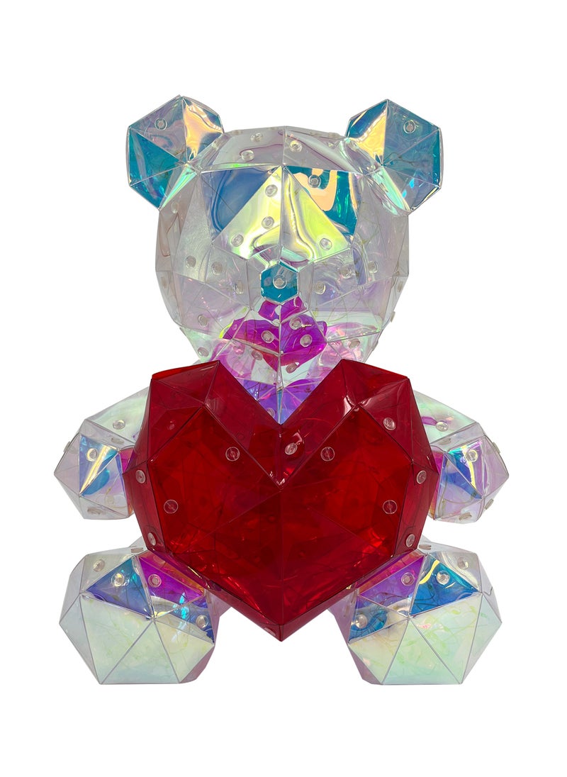 LED Bear with Heart 30cm