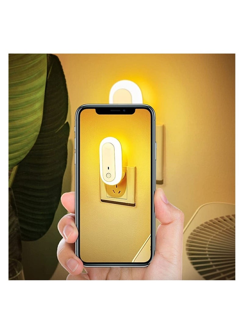 Remote Control Night, Light for Kid's Bedroom Bedside Lamp LED Lamp Night Light Led Bedside Lamp Automatic Kids Night Light and Baby Nursery Lights Plug Into Wall with Remote Control Dimmer