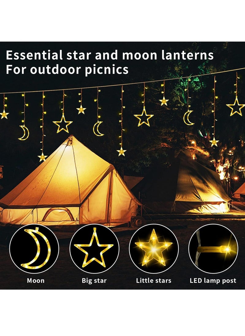 Ramadan Decorations For Home , Ramadan Lights Star and Moon String Lights 138