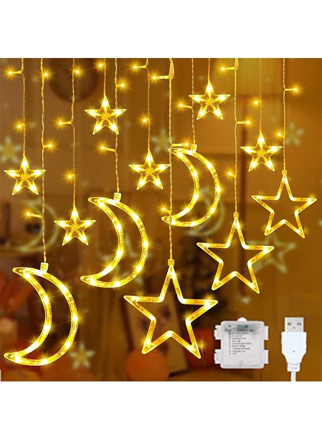 Ramadan Decorations For Home , Ramadan Lights Star and Moon String Lights 138