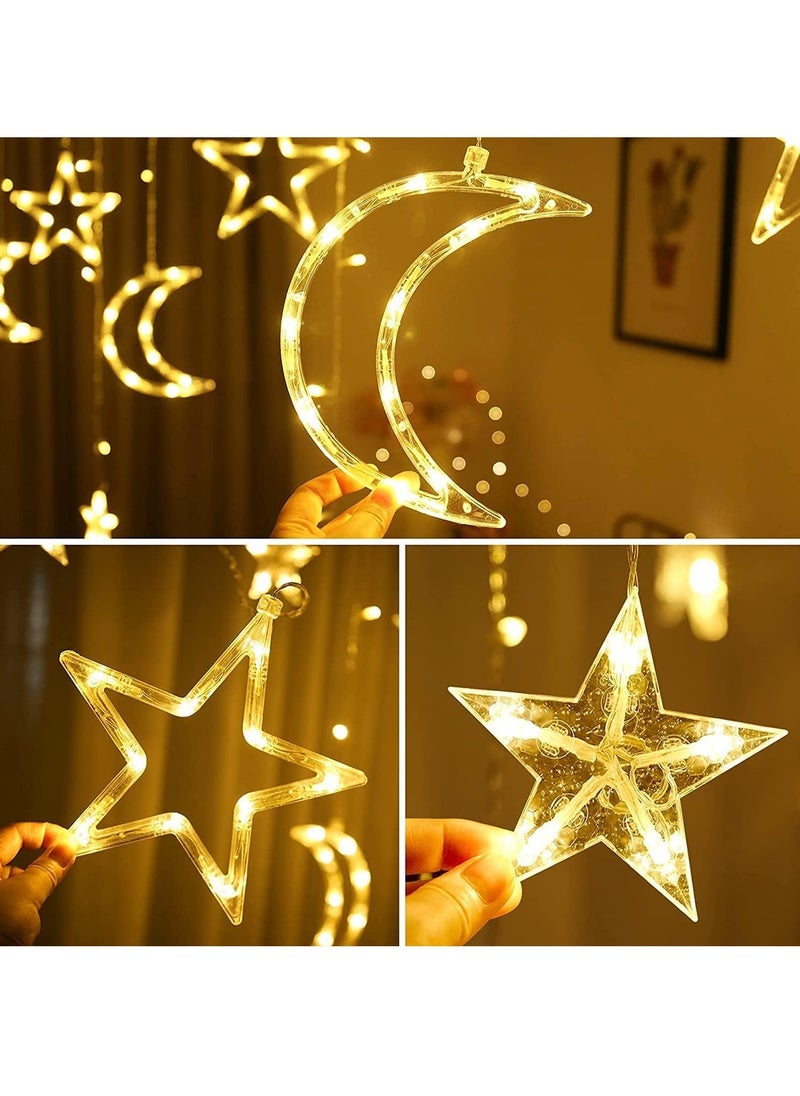 Ramadan Decorations For Home , Ramadan Lights Star and Moon String Lights 138