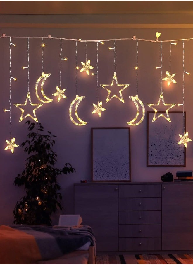 Ramadan Decorations For Home , Ramadan Lights Star and Moon String Lights 138