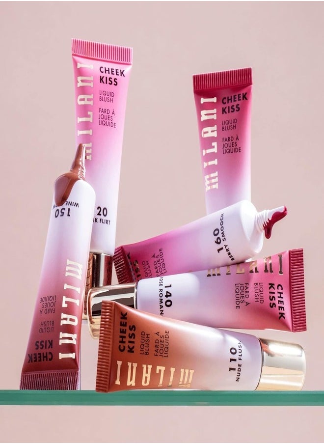 Milani Liquid Cheek Blush #150 Wine Glow - 11ml | Lightweight, Buildable, Long-Lasting Formula | Perfect for Natural or Bold Looks