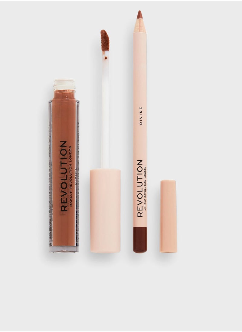 Revolution Lip Contour Kit  Divine