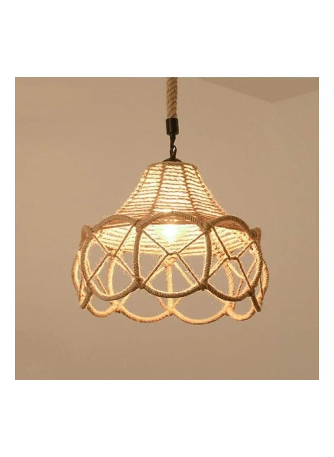 A F N LIGHTINGS Industrial Woven Pendant Light, Classic Geometric Hanging Light Fixture for Home & Garden, Modern Rustic Ceiling Lamp, Style A Chandeliers & Ceiling Fixtures