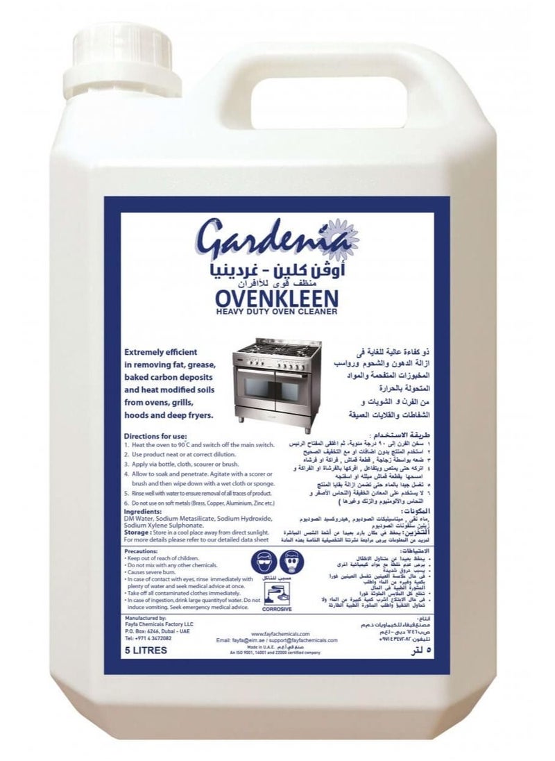 Caustic Based Ovenkleen Heavy duty oven cleaner 5l