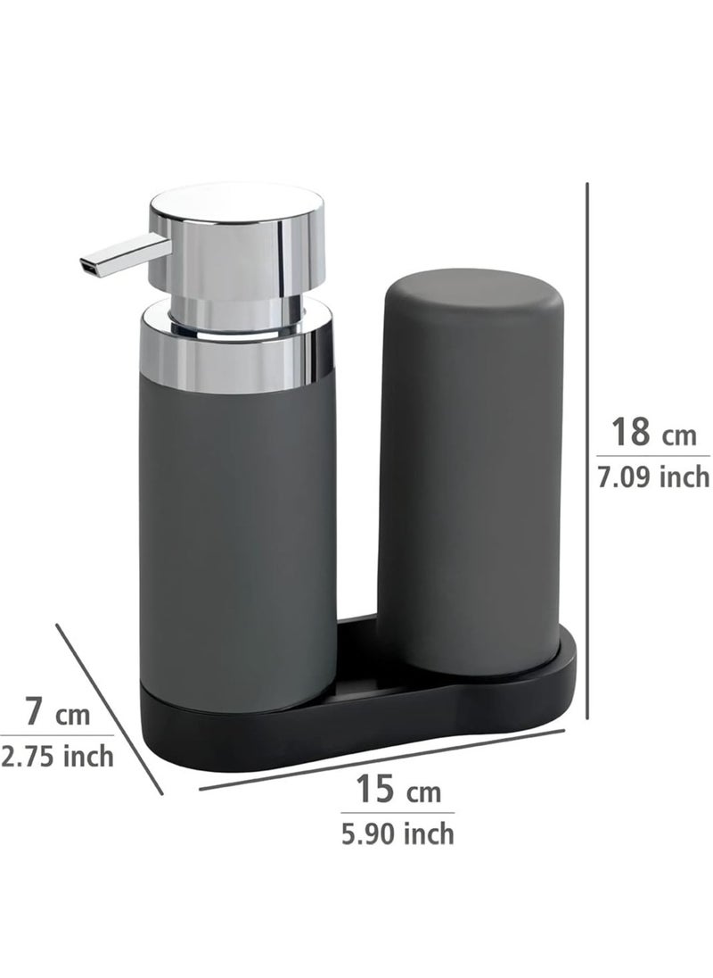 Kela Ceramic Bathroom Soap Dispenser – Elegant, Durable Soap Dispenser for Sink or Countertop, Ideal for Home or Hotel Bathrooms