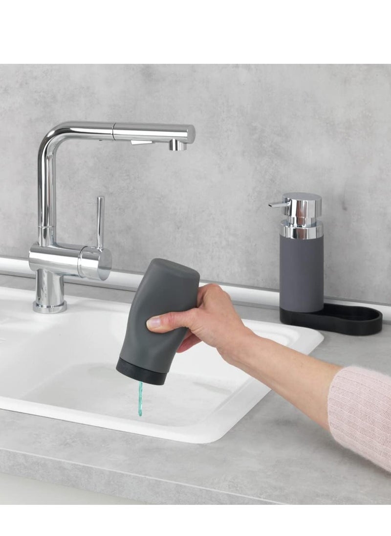 Kela Ceramic Bathroom Soap Dispenser – Elegant, Durable Soap Dispenser for Sink or Countertop, Ideal for Home or Hotel Bathrooms