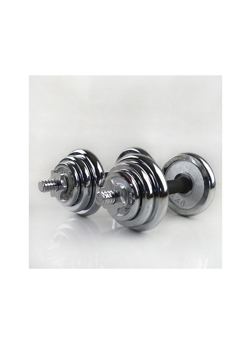 HM Sports 20kg Chrome Dumbbell |Durable and Stylish for Intense Workouts