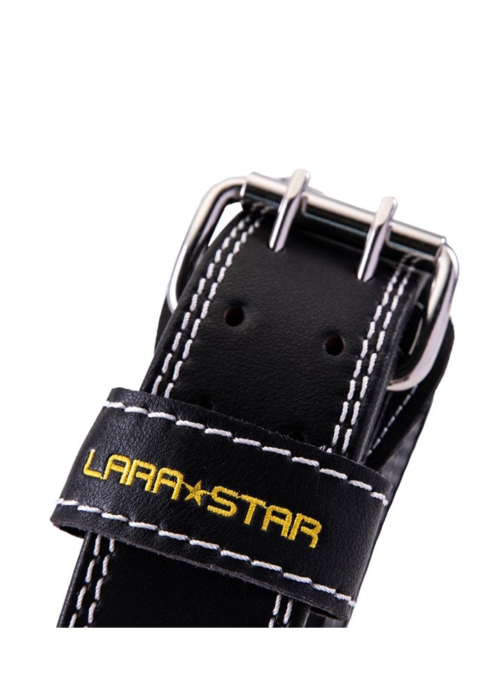 LS0828 Cowhide Embroidered Weight Lifting Belt